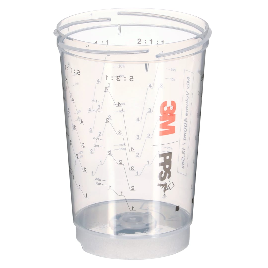3M™ PPS™ Serie 2.0 Becher für Hartbecher Lackverarbeitungssystem, Midi, 400 ml, 26362