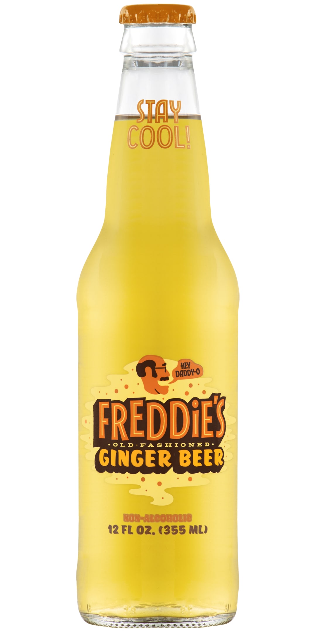Freddie's Old Fashioned Ginger Beer Soda 12Fl oz