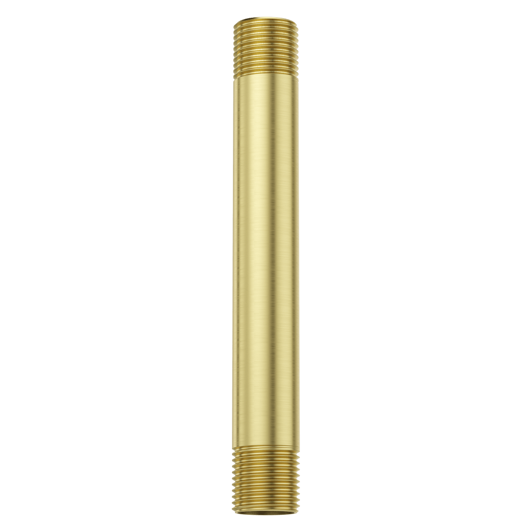 Universal 6 in. Ceiling-Mounted Shower Arm in Brushed Gold
