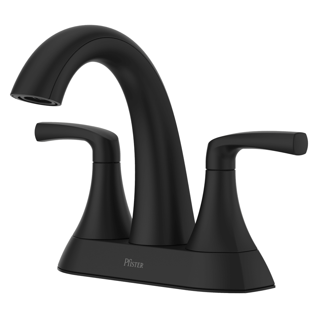 Rancho 2-Handle 4" Centerset Bathroom Faucet in Matte Black