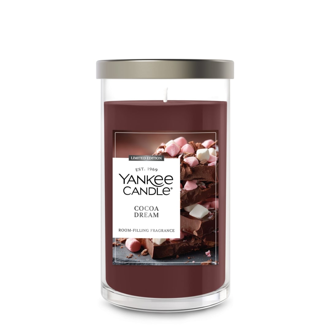 Yankee Candle Cocoa Dream Medium Pillar Scented Candle