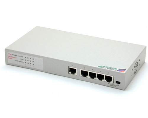 *D*5-Port 10/100-Mbps Ethernet Switch - Full Duplex