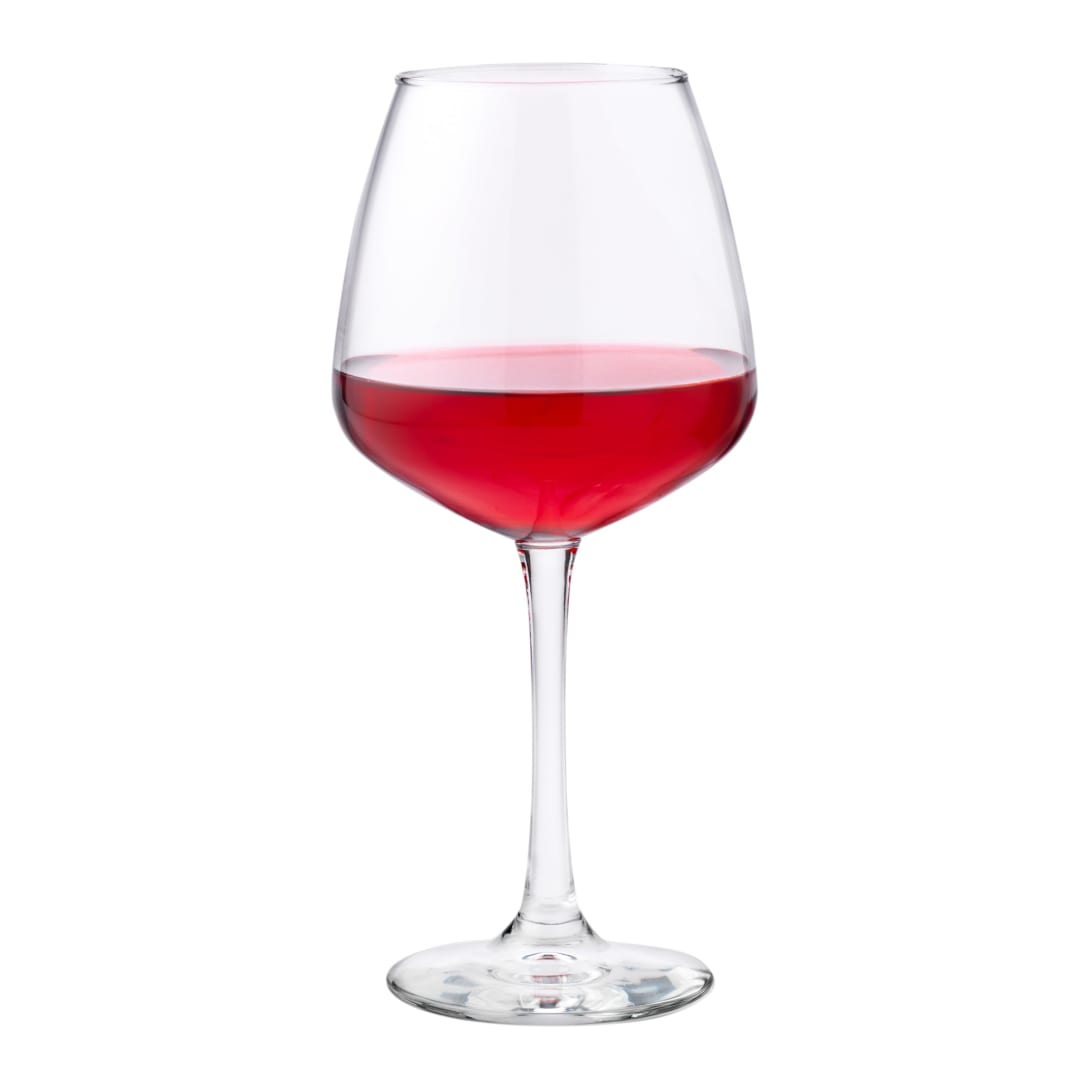 Libbey Vina Diamond Balloon Wine Glasses, 18.25-ounce, Set of 12