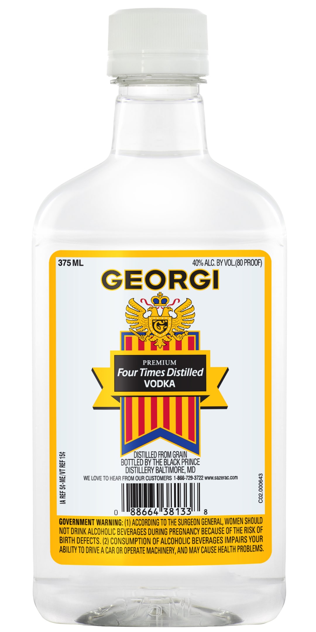 Georgi Vodka 375ml 80 Proof