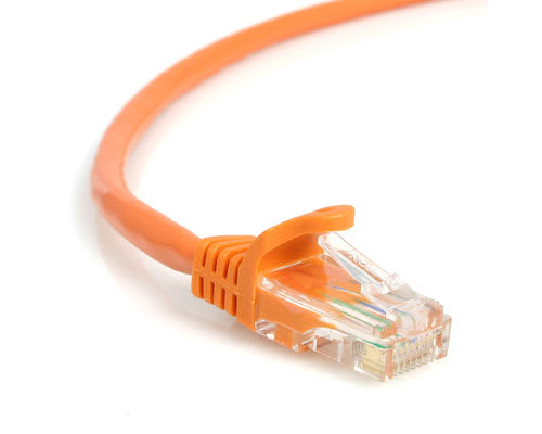 35 ft Orange Snagless Cat5e UTP Patch Cable