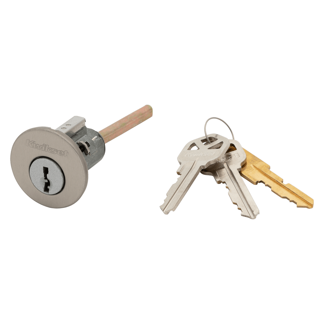 Pin &amp; Tumbler 6 Pin Exterior Cylinder for 780 Deadbolt in Satin Nickel