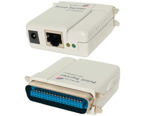 1 Port Parallel 10/100 Mbps Print Server