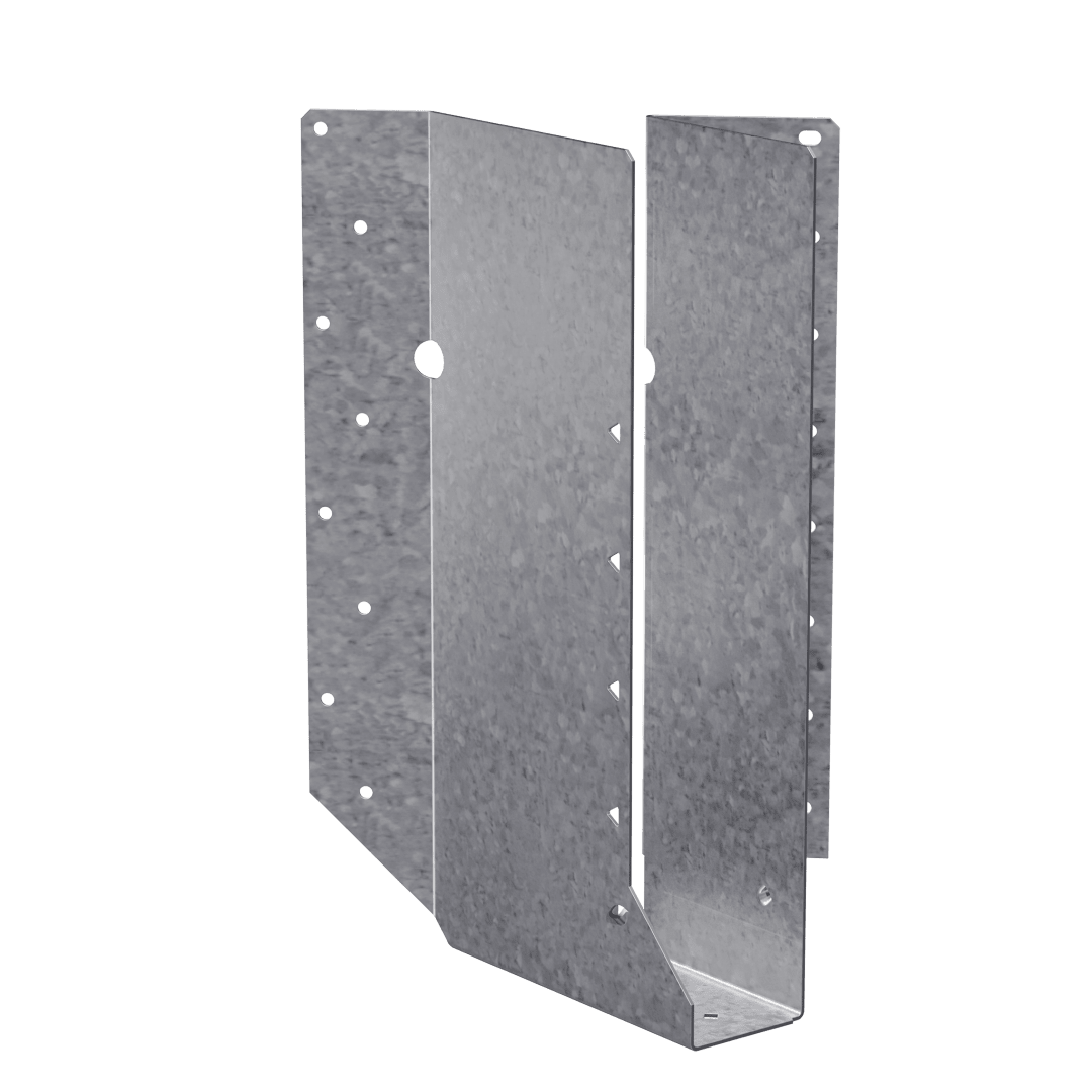 Simpson Strong-Tie SUR1.81/11 SUR Galvanized Joist Hanger for 1-3/4 in. x 11-1/4 to 11-7/8 in. Engineered Wood, Skewed Right (Pack of 25)