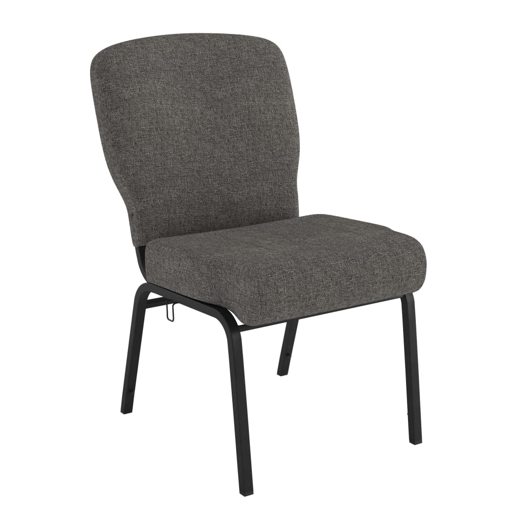 Advantage Signature Elite Charcoal Gray Church Chair - 20 in. Wide