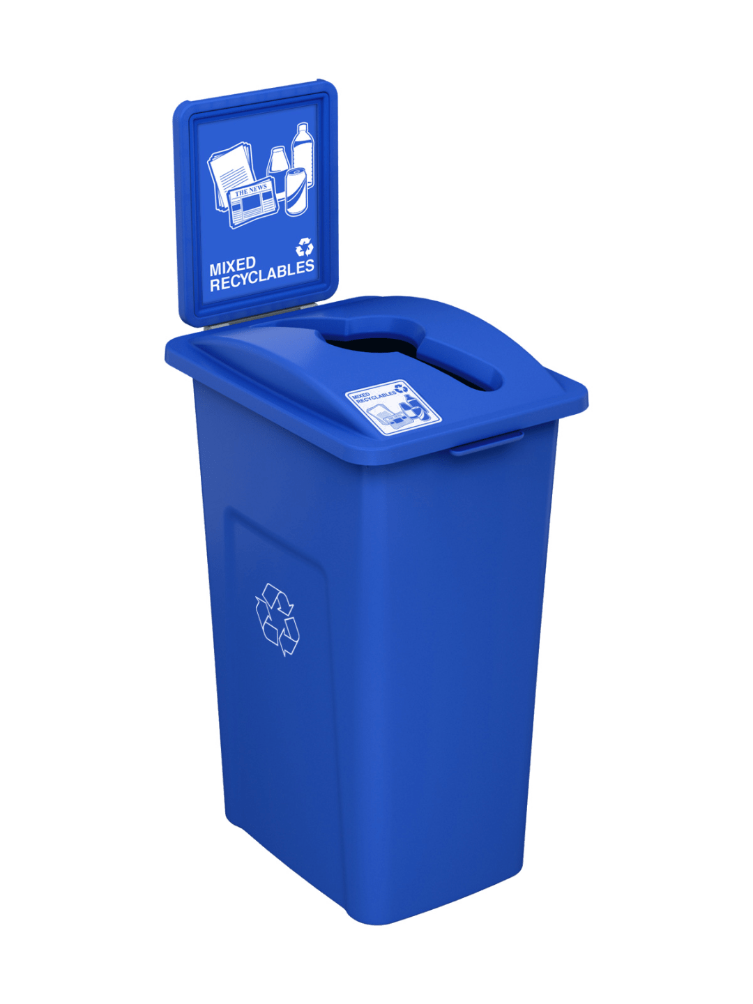 WASTE WATCHER - Single - Kit - Xl - Mixed Recyclables - Mixed - Blue