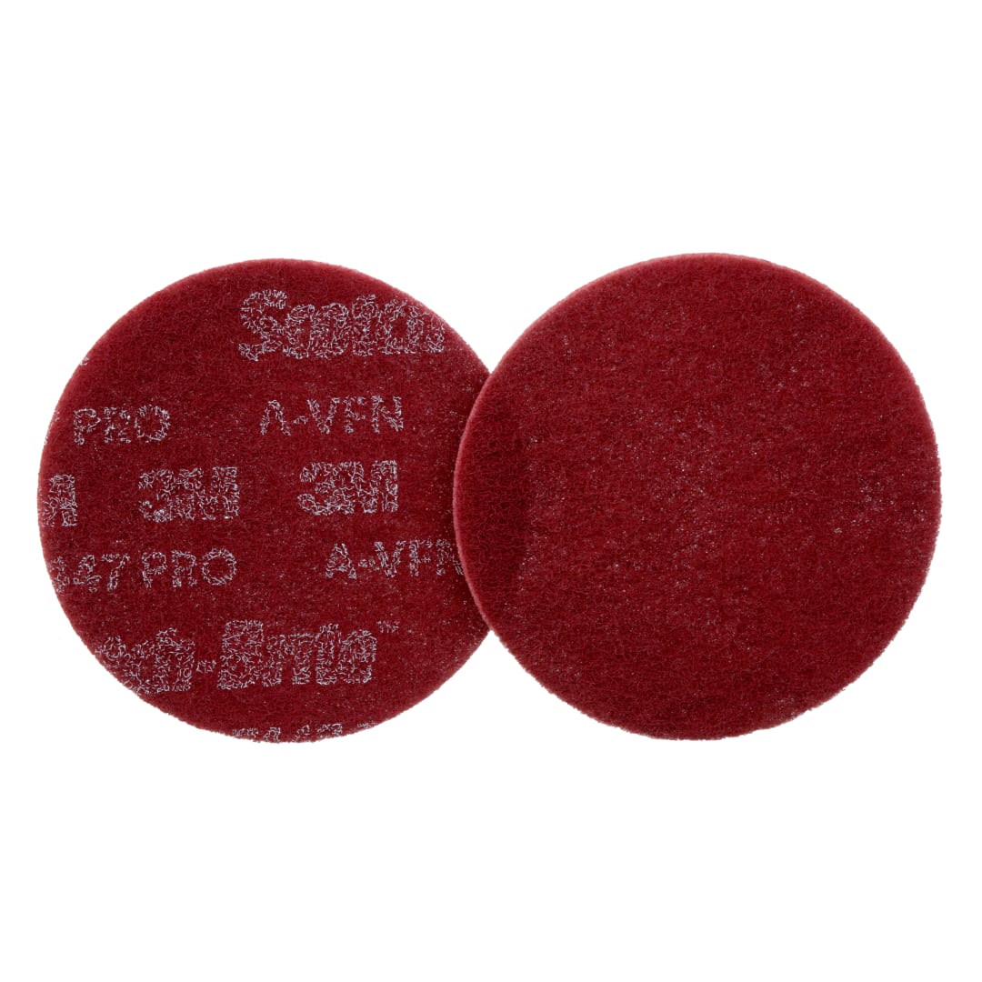 Scotch-Brite™ 7447 PRO Disc, 152 mm, No Hole, A VFN, 100 per case
