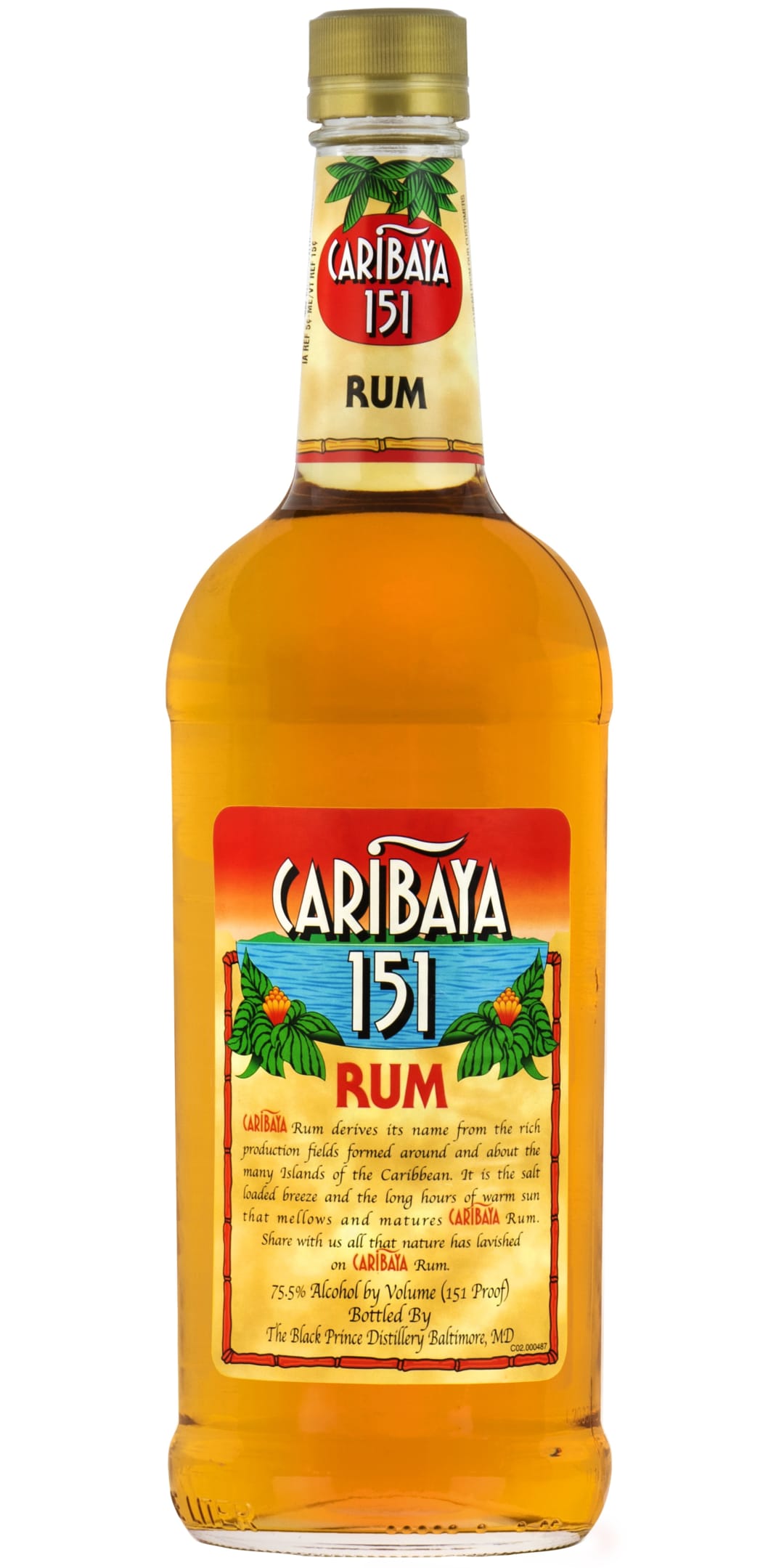 Caribaya Rum 1l 151 Proof