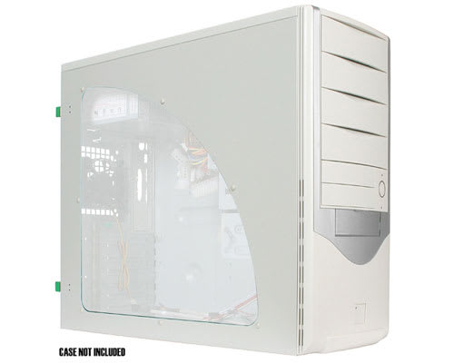 Beige side panel with window for ATX8xxx series cases