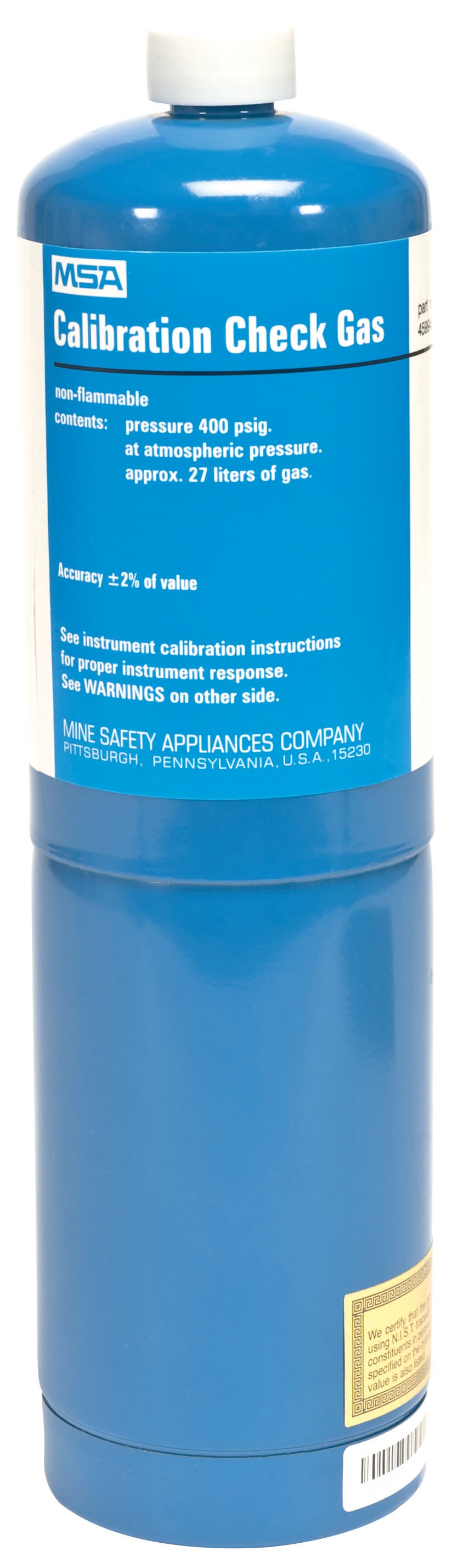 Calibration Testing Gas