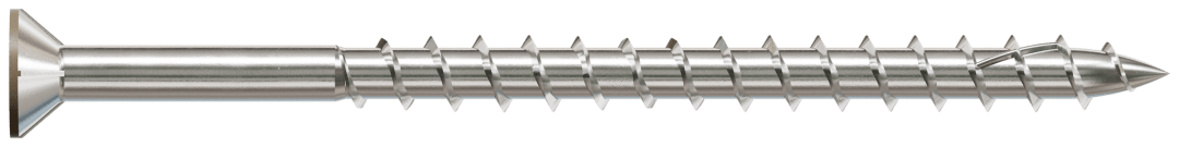 Simpson Strong-Tie S10300WPBBR05 Deck-Drive™ DWP WOOD SS Screw — #10 x 3 in. T-25, Flat Head, Type 305, Brown 05 (1750-Qty)