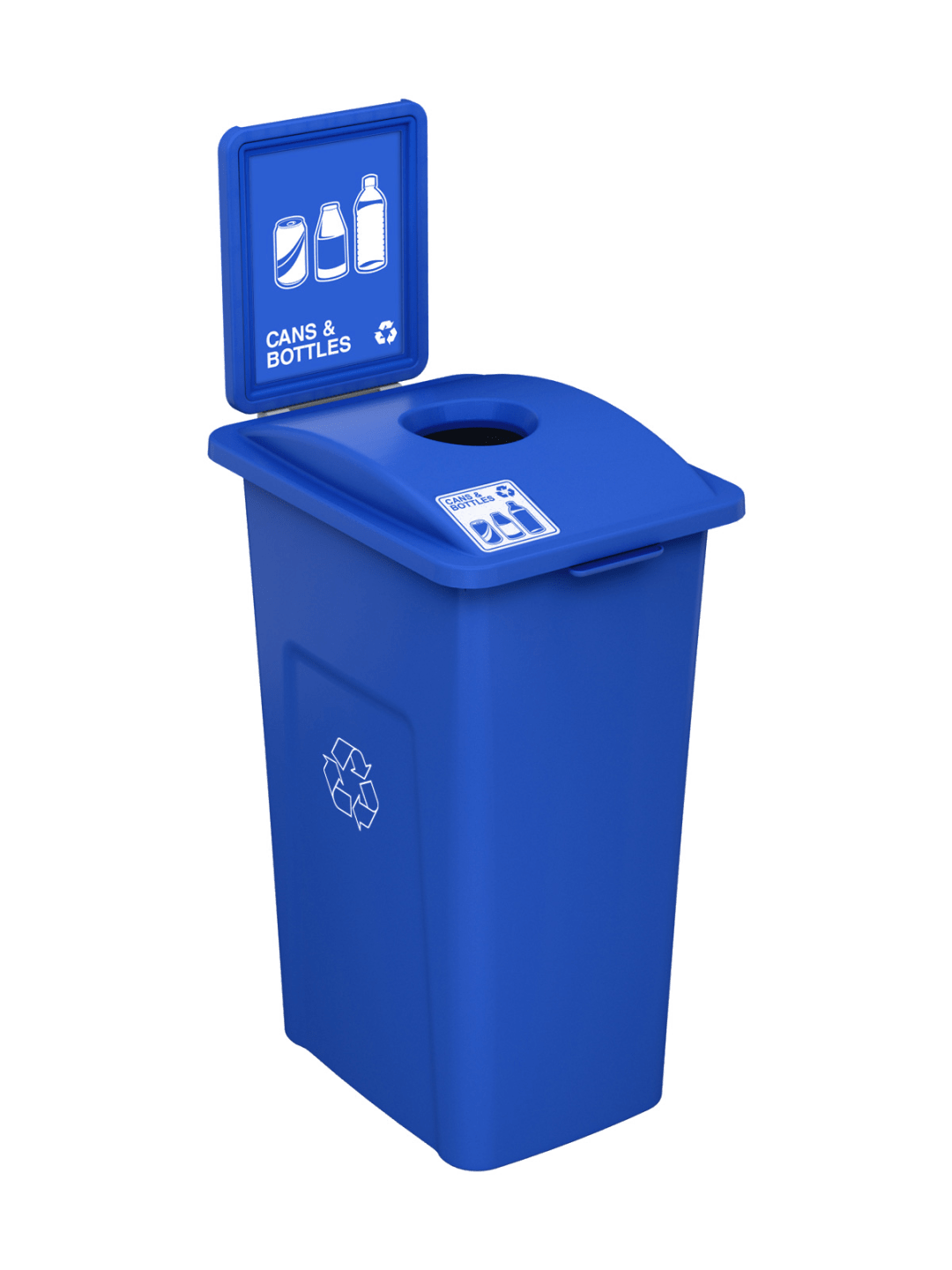  WASTE WATCHER - Single - Kit - Xl - Cans &amp; Bottles - Circle - Blue