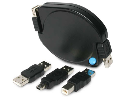 6 ft Retractable USB Cable for Notebooks