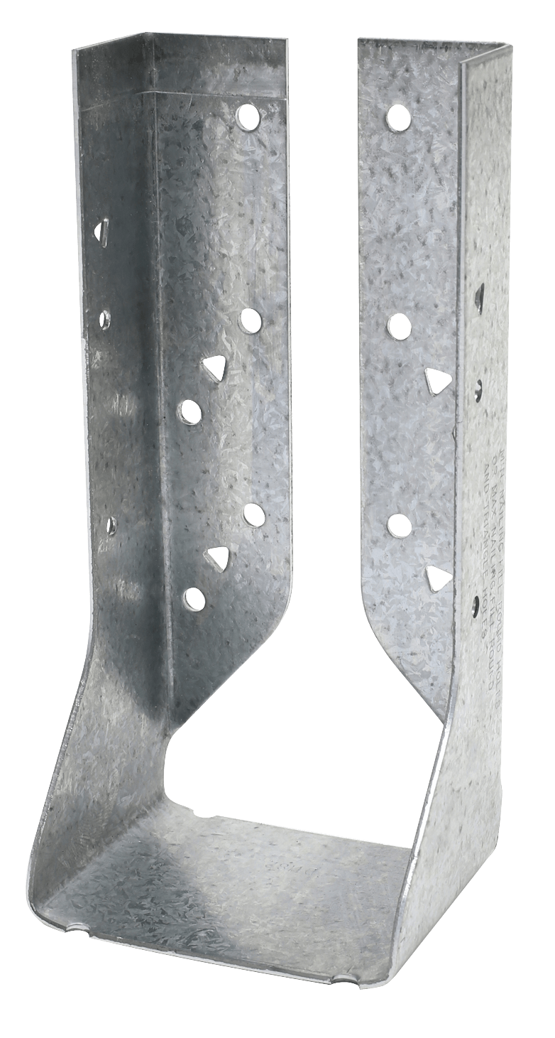 Simpson Strong-Tie HUC28-2 HUC Galvanized Face-Mount Concealed-Flange Joist Hanger for Double 2x8