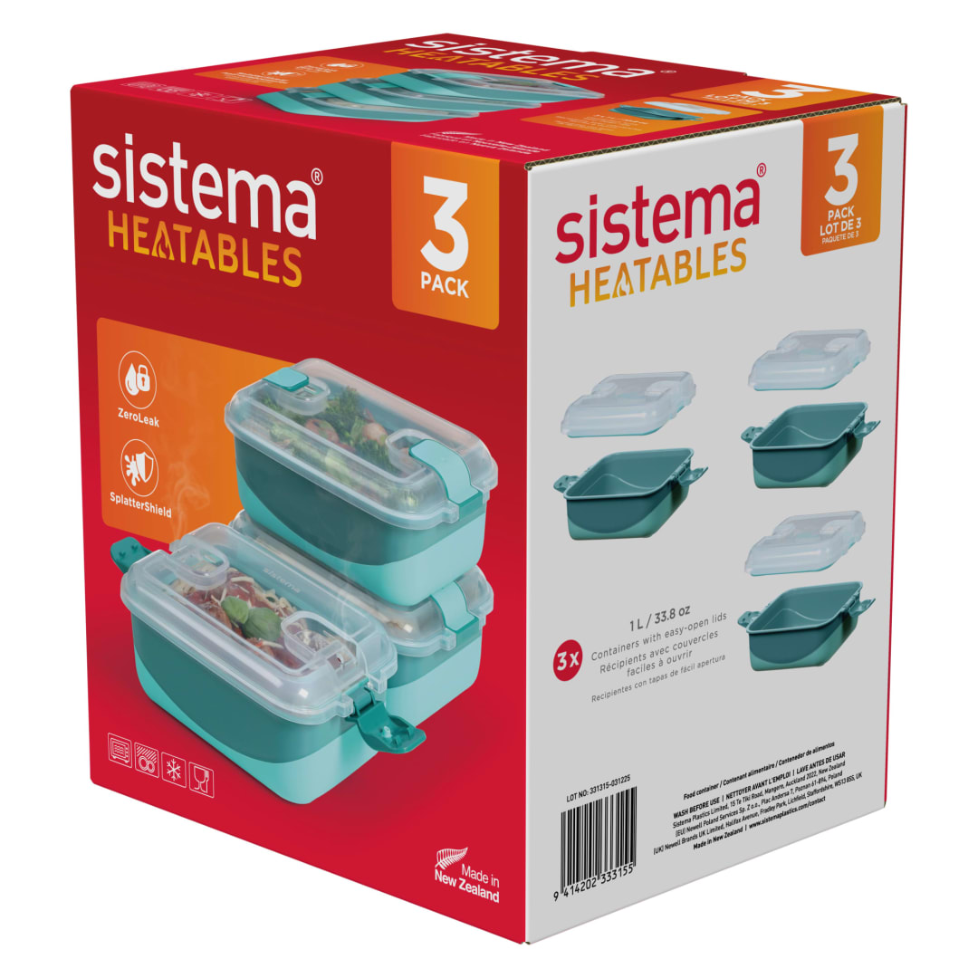 1L RECTANGLE 3PK HEATABLES