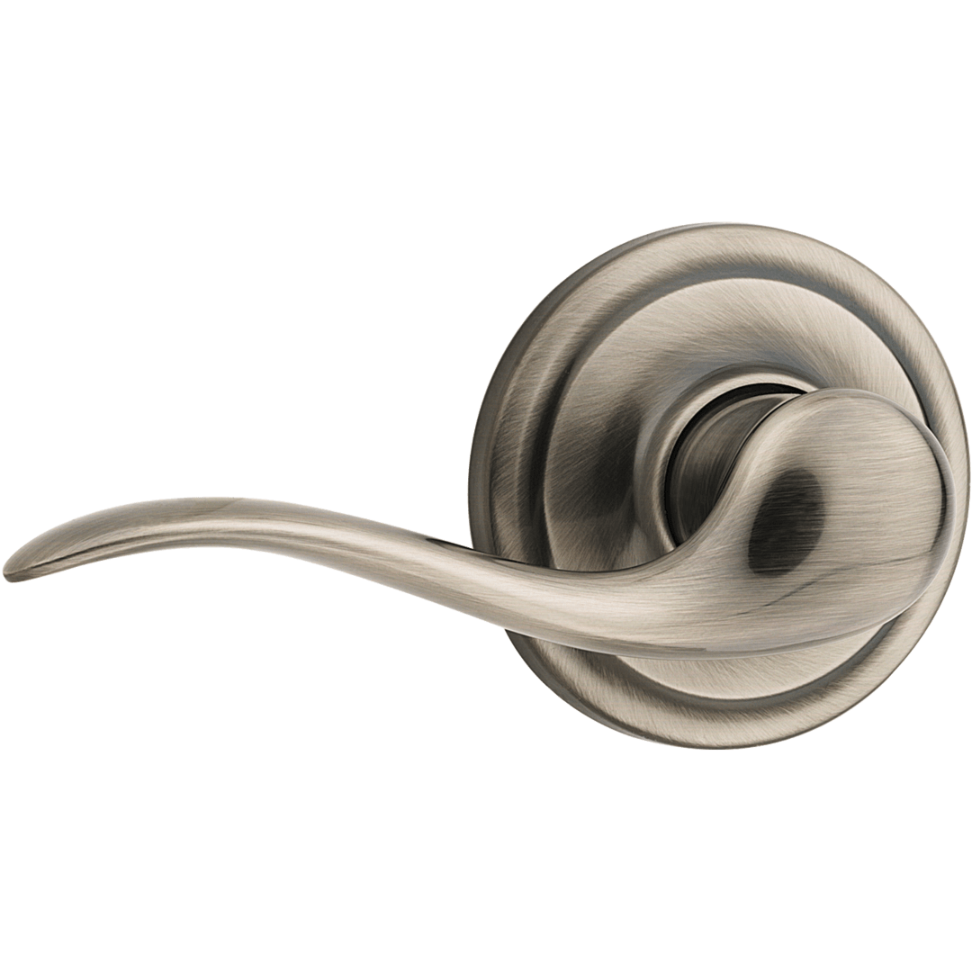 Tustin Hall/Closet Lever in Antique Nickel