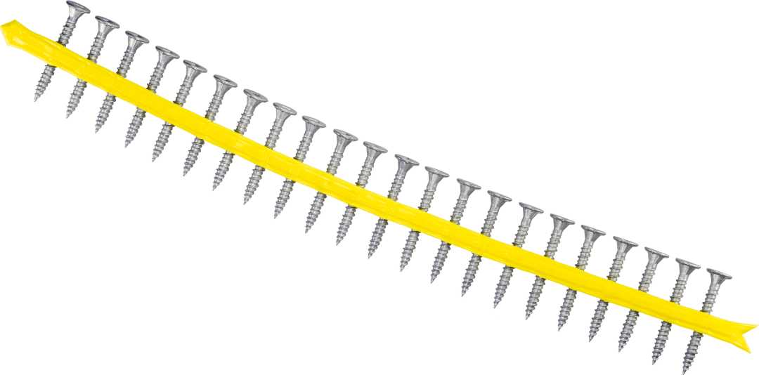 Simpson Strong-Tie CB3BLGHL158S CB3BLGHL Fiber-Cement Board Screw (Collated)— #9 x 1-5/8 in. #3 SQU (1500-Qty)