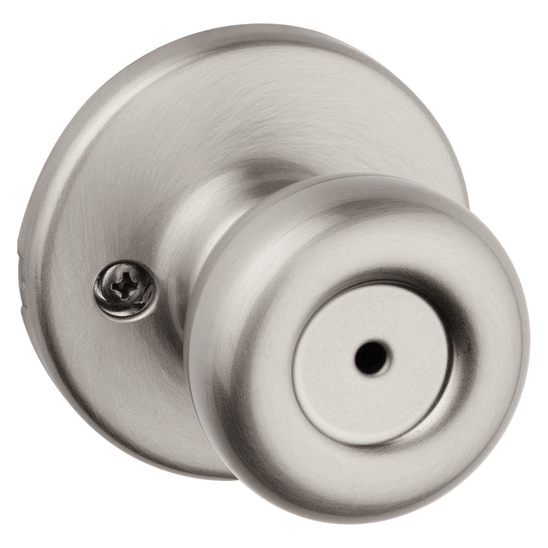 Tylo Bed/Bath Knob in Satin Nickel