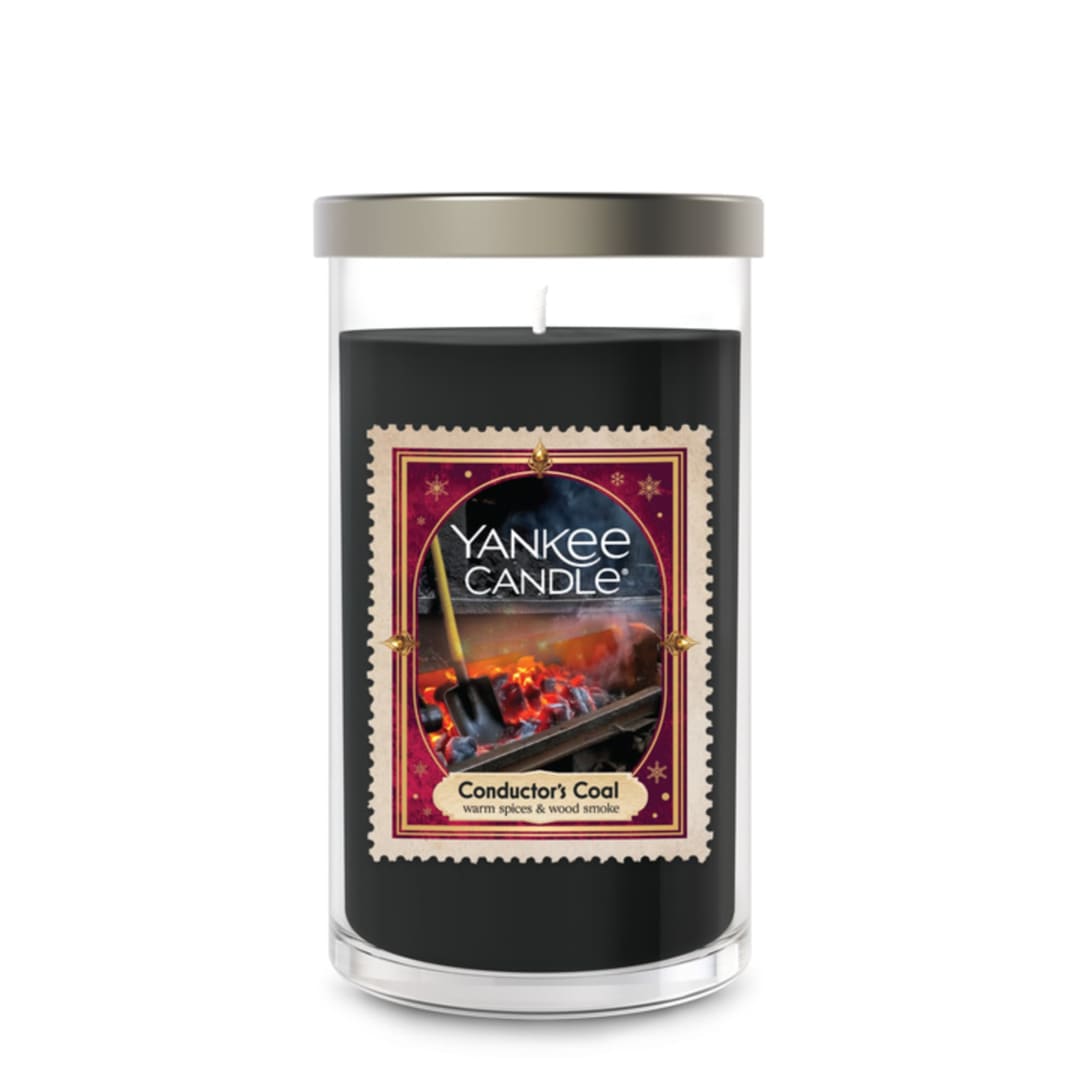 Yankee Candle Conductor's Coal Medium Pillar Scented Candle