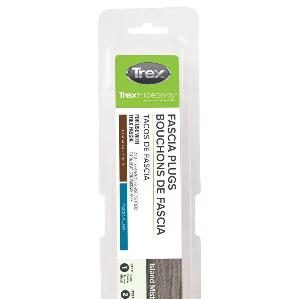 Trex® Fascia Plugs Island Mist - 80 count/pack
