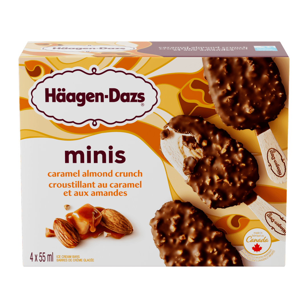 HAAGEN-DAZS MiniCrmlAlmCrnch 6(4x55ml)CA