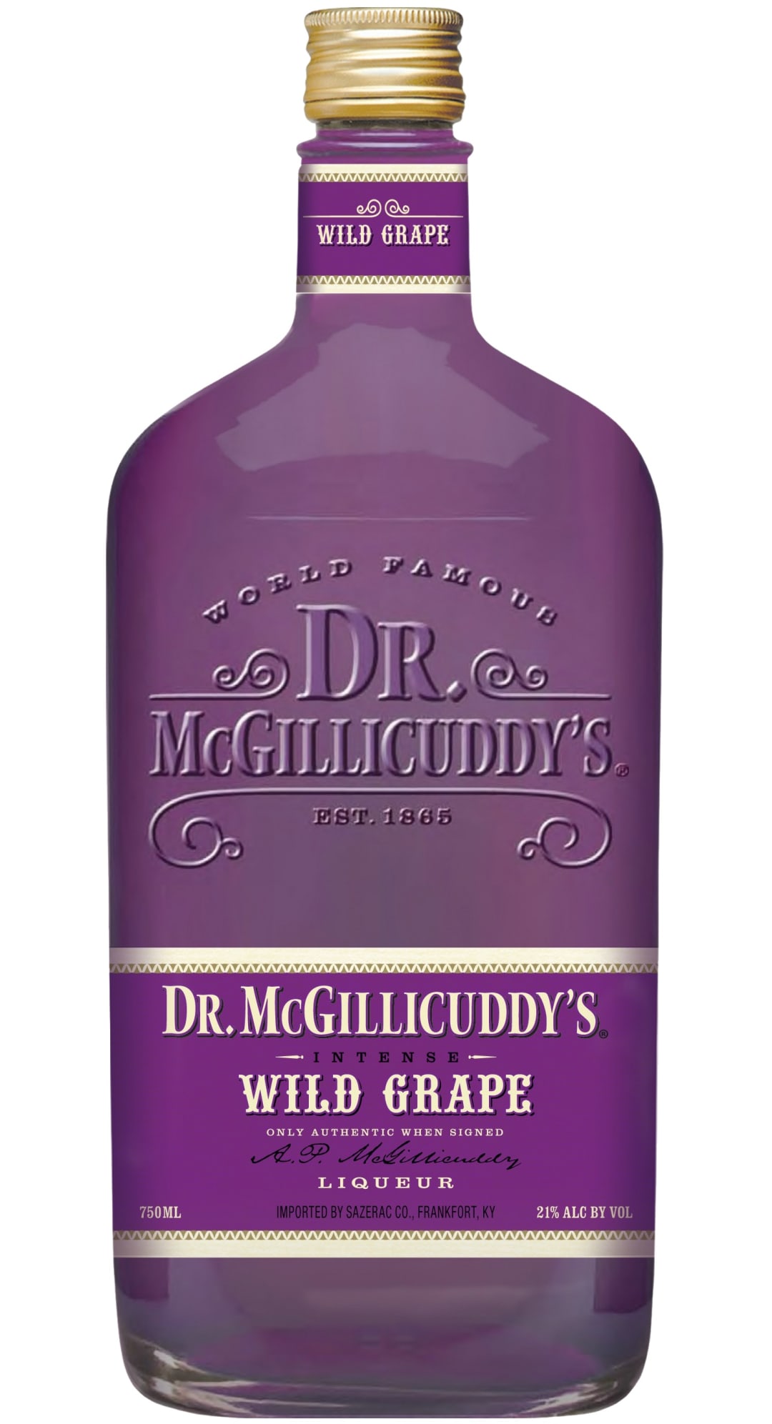 Dr. McGillicuddy's Wild Grape Liqueur 750ml Plastic Bottle 42 Proof