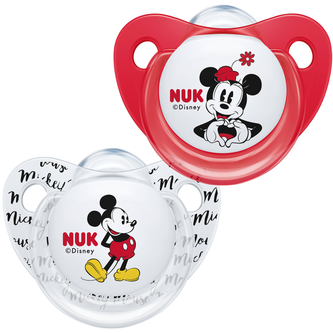 NUK PACIFIER 2.1 SI 2 MICKEY RED 2/BOX
