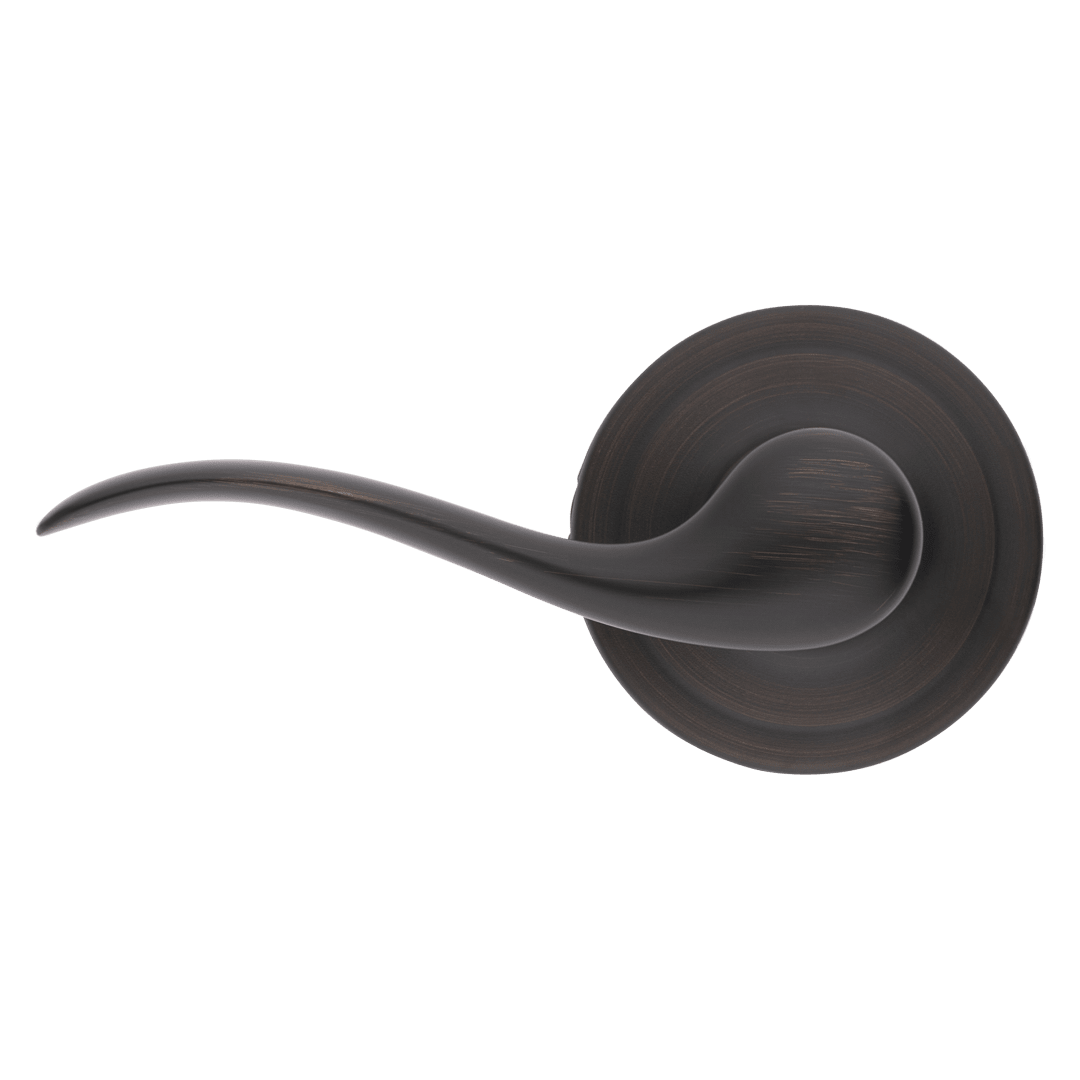 Toluca Left-Handed Dummy Lever in Venetian Bronze