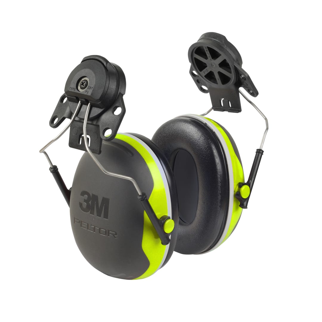 3M™ PELTOR™ Manşonlu Kulaklıklar, Hi-Viz, Barete Takılabilir, X4P3