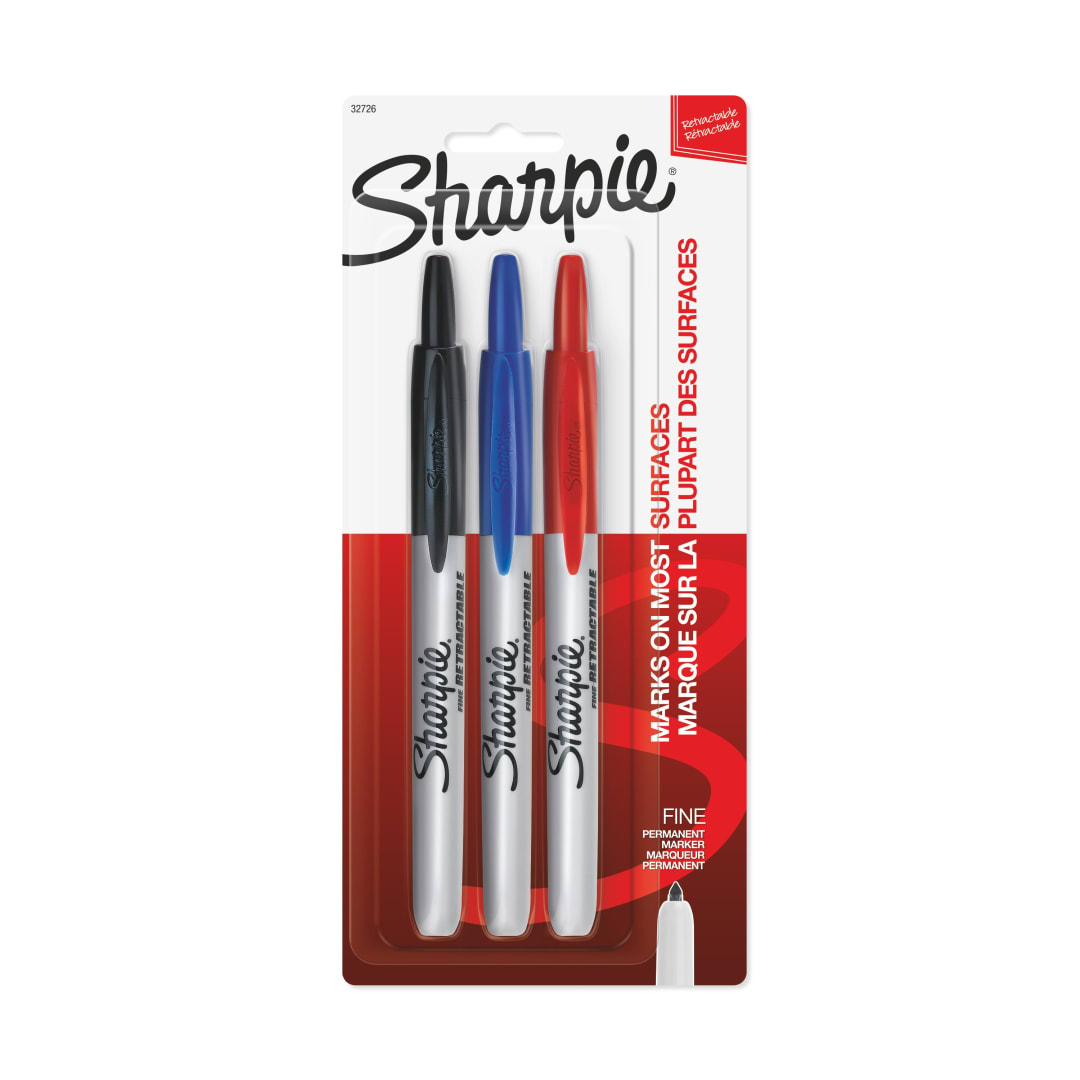 SHARPIE RT 3CD ASSORTED