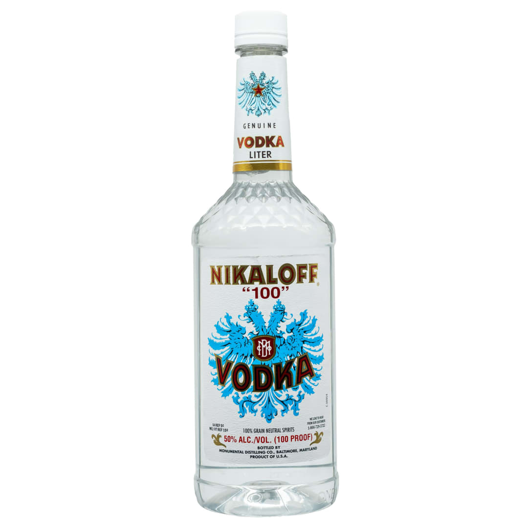 Nikaloff Vodka 100 1l 100 Proof