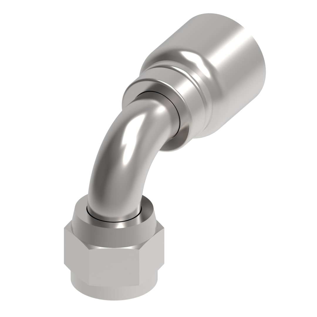 Aeroquip 1/4 Female JIC Swv 90° X 1/4 Otc Hose Fitting