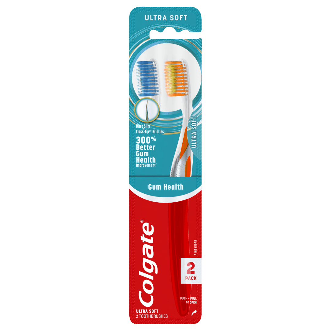 Colgate Gum Health Toothbrush, Ultra Soft - 2 Count