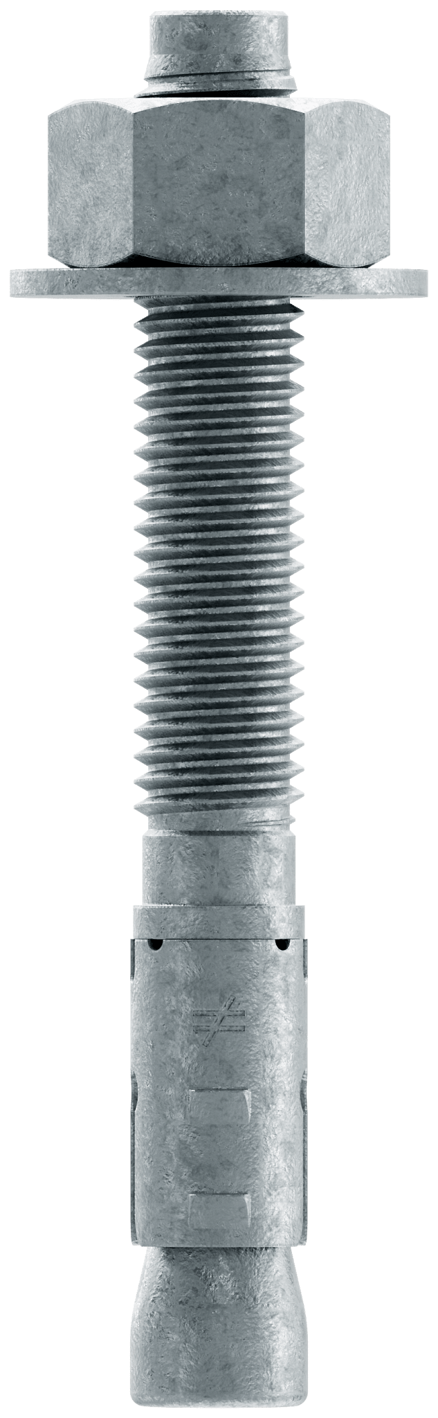 Simpson Strong-Tie STB2-62500MGF20 Strong-Bolt® 2 — 5/8 in. x 5 in. Mechanically Galvanized Wedge Anchor, Fully Assembled (20-Qty)