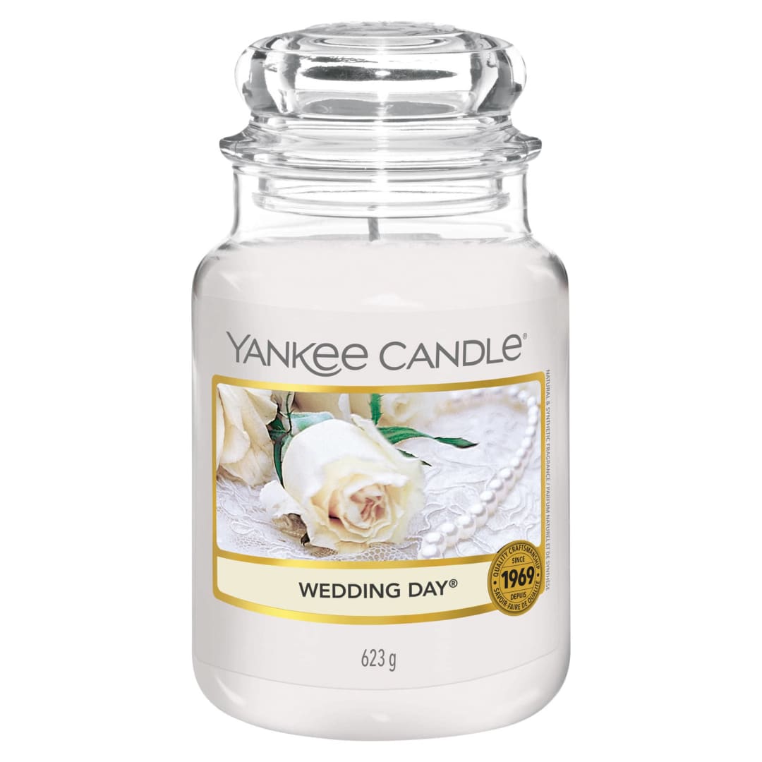 Yankee Candle® Scented Candle | Wedding Day Large Jar Candle | Long Burning Candles: up to 150 Hours | Gifts for Women