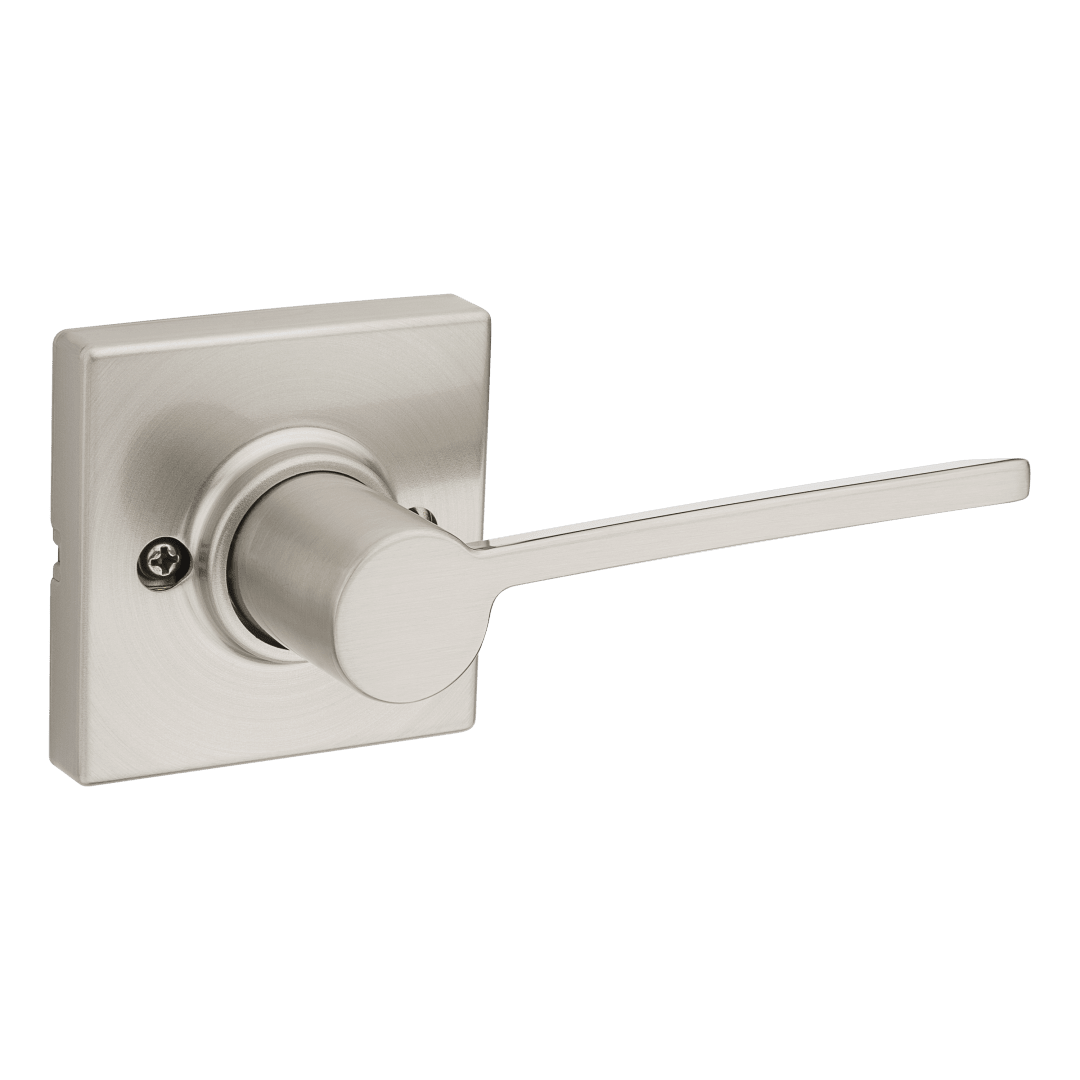 Ladera Half - Dummy Right Hand Door Lever in Satin Nickel