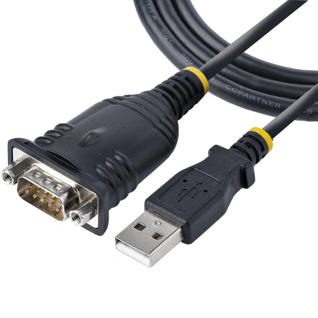 1m USB-A to RS232 DB9 Serial Cable - M/M