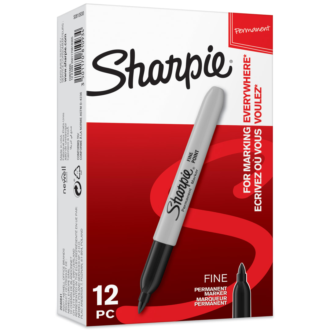 SHARPIE PMKR F. BLK TK12 PEA