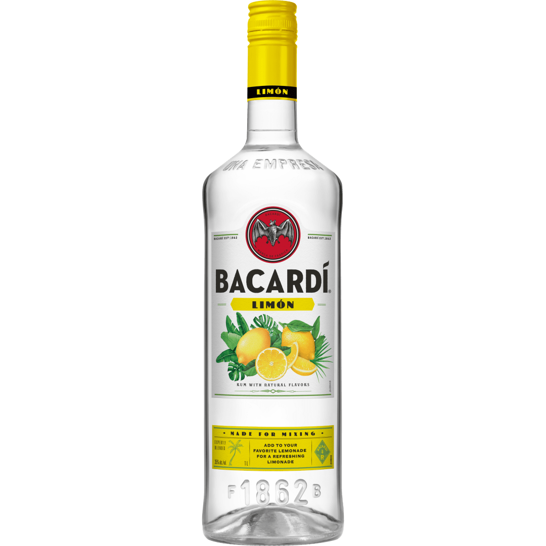 Bacardi Limon Rum, Gluten Free 35% 1L