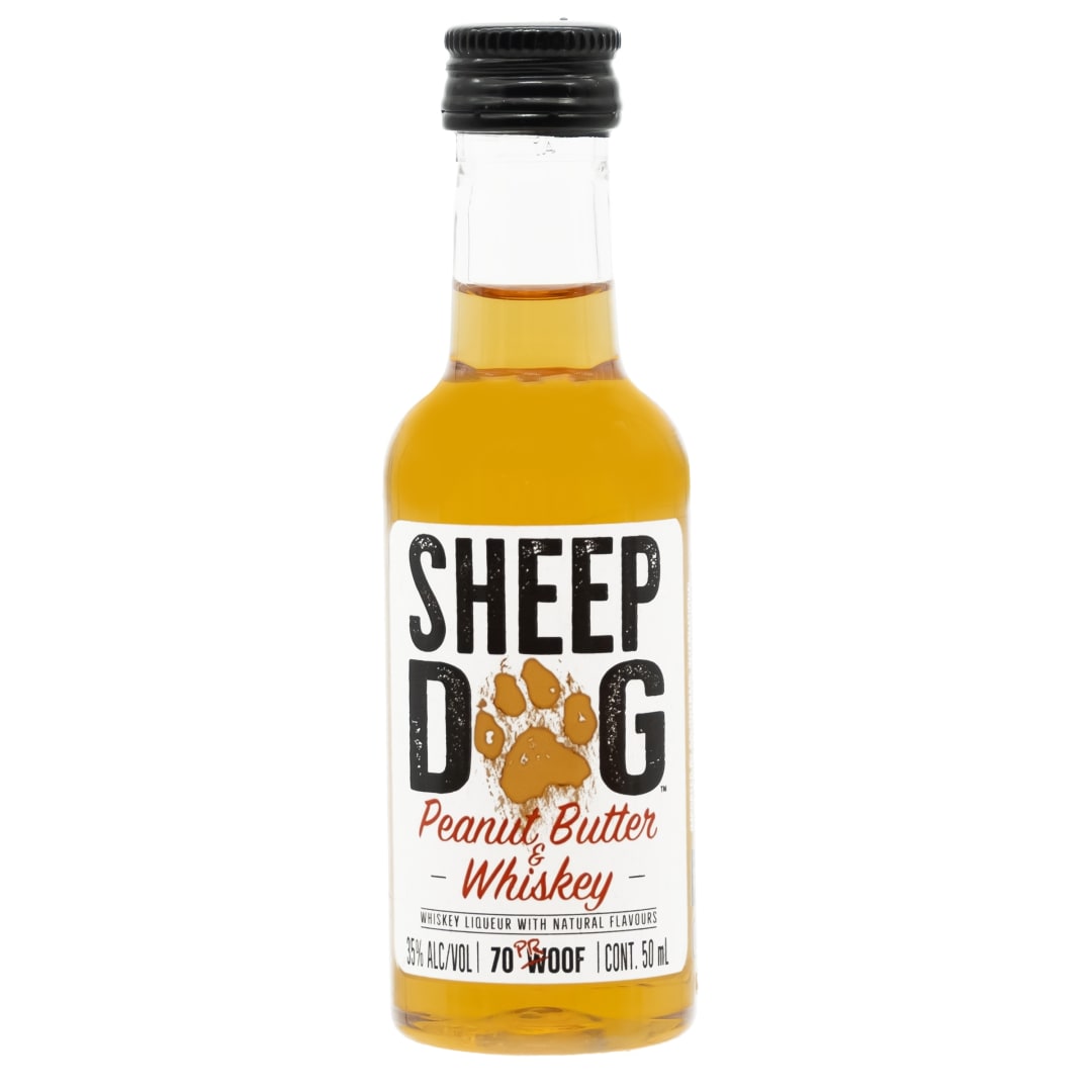 Sheep Dog Peanut Butter Whiskey 50ml 70 Proof