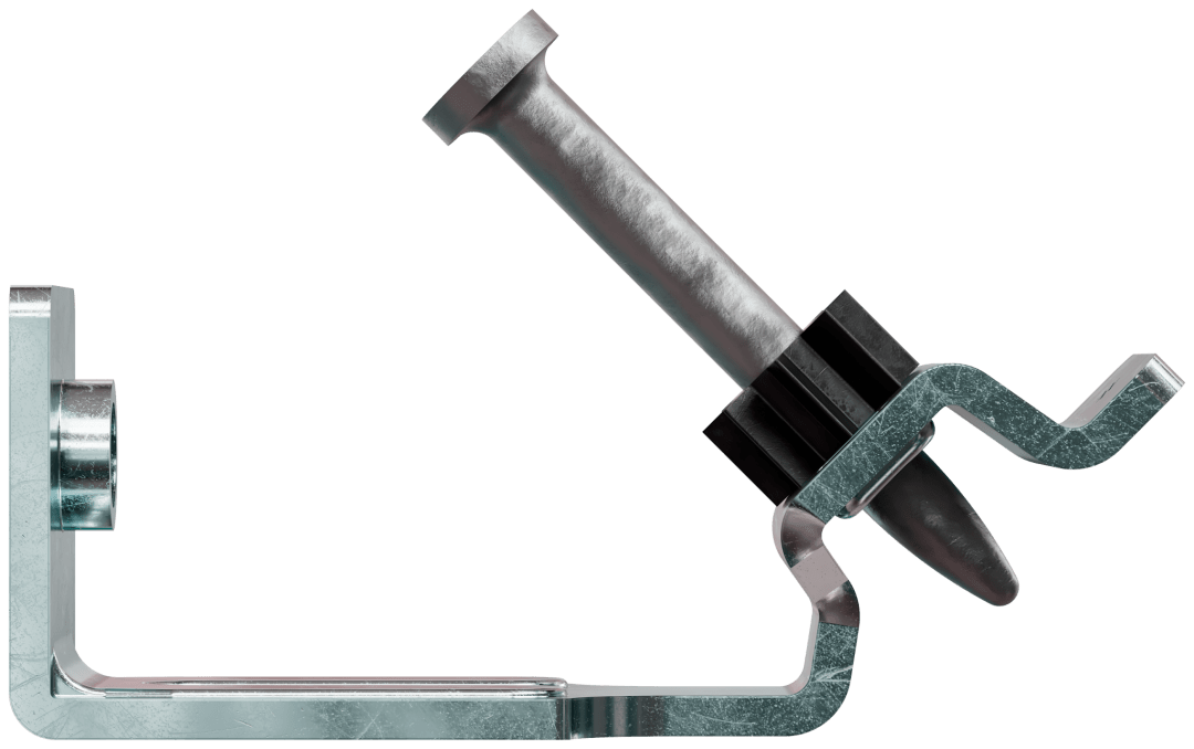 Simpson Strong-Tie PTRHA4-131 PTRHA Powder-Actuated Threaded Rod Hanger for 1/4-in. Threaded Rod (50-Qty)