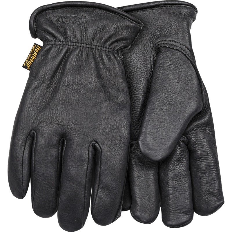 Lined Black Premium Deerskin Driver