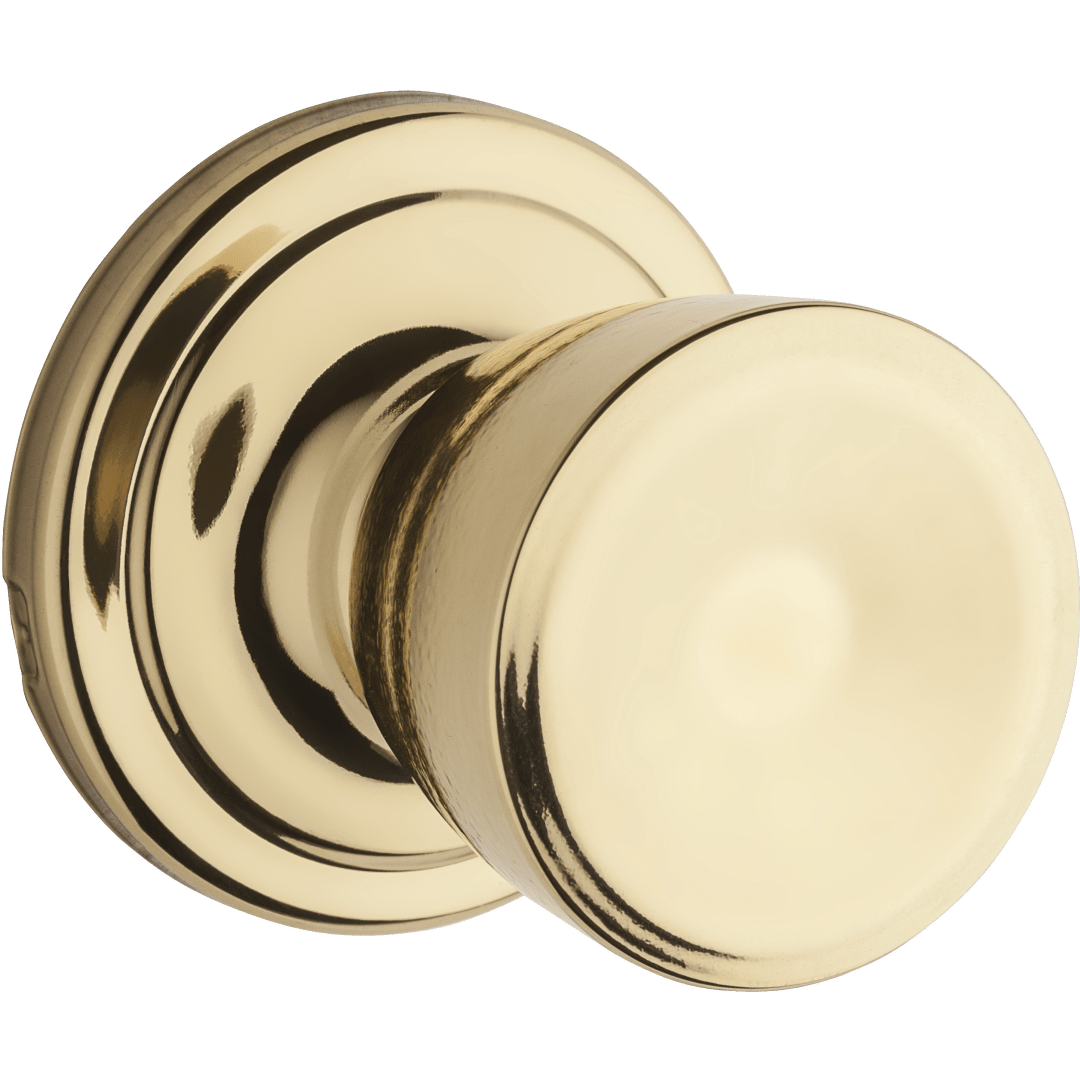 Abbey Hall/Closet Doorknob in Polished Brass