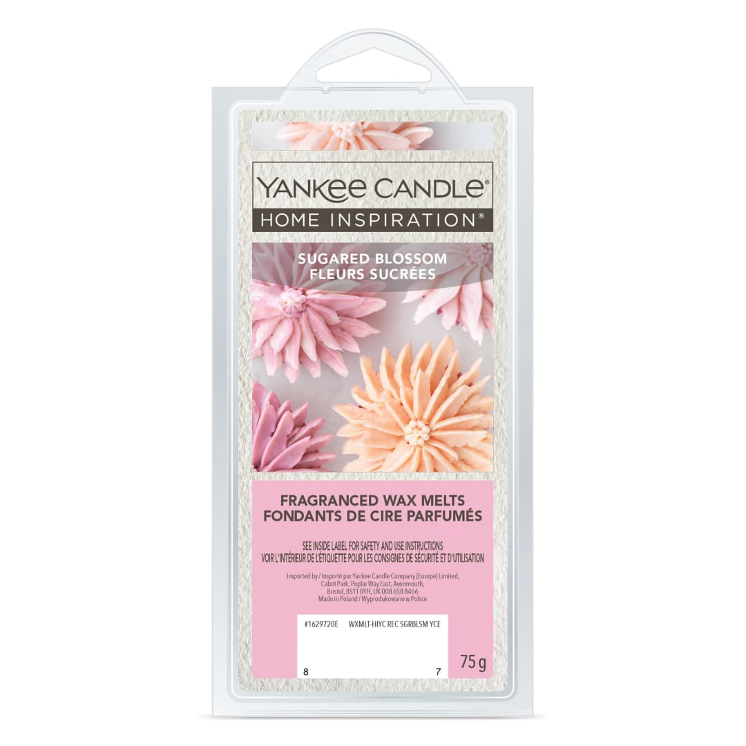 Yankee Candle® Home Inspiration Scented Wax Melts | Sugared Blossom Wax Melts | Up to 4 Hours of Fragrance | 6 Count
