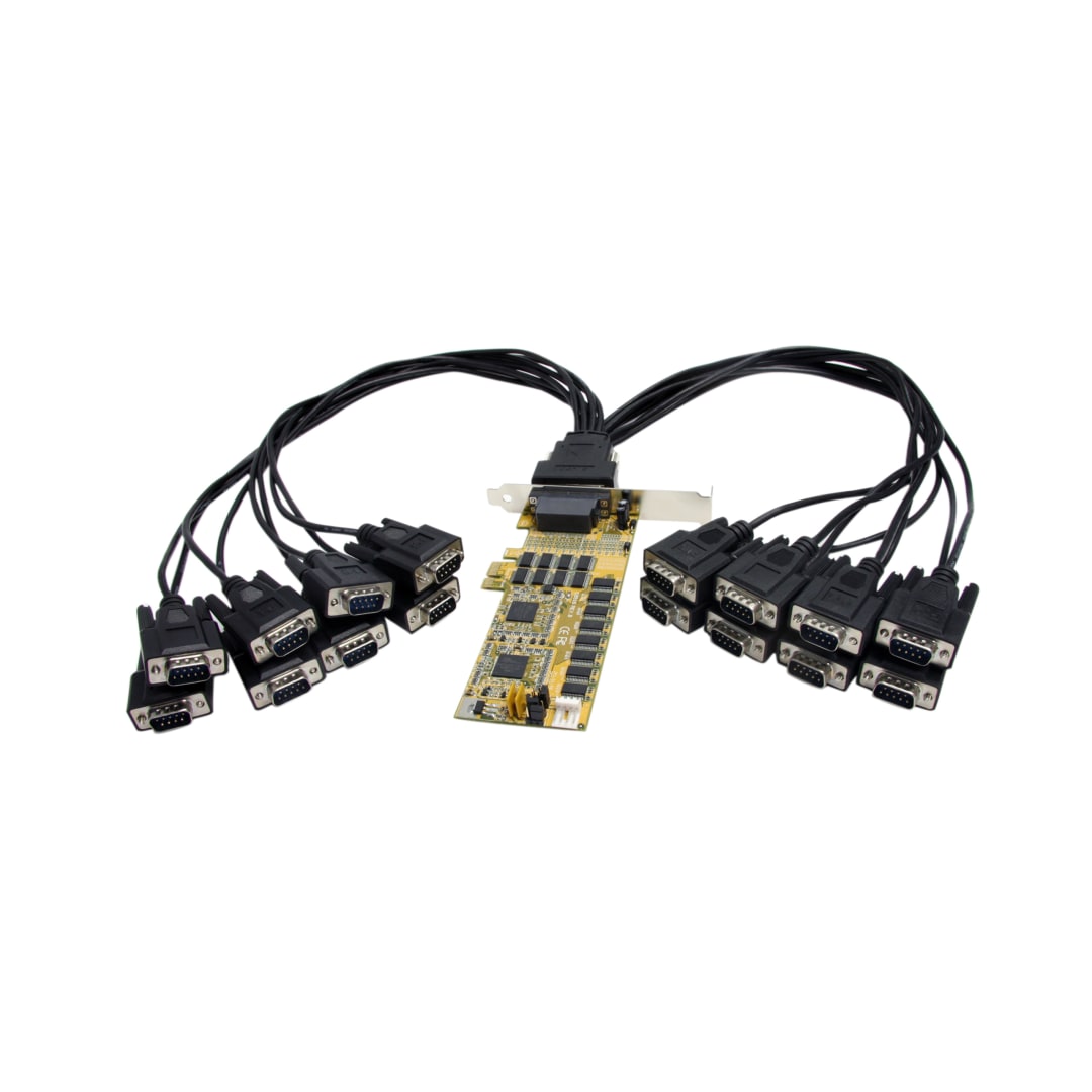 PCI Express Serial Adapter Card 16 Port 16950 UART