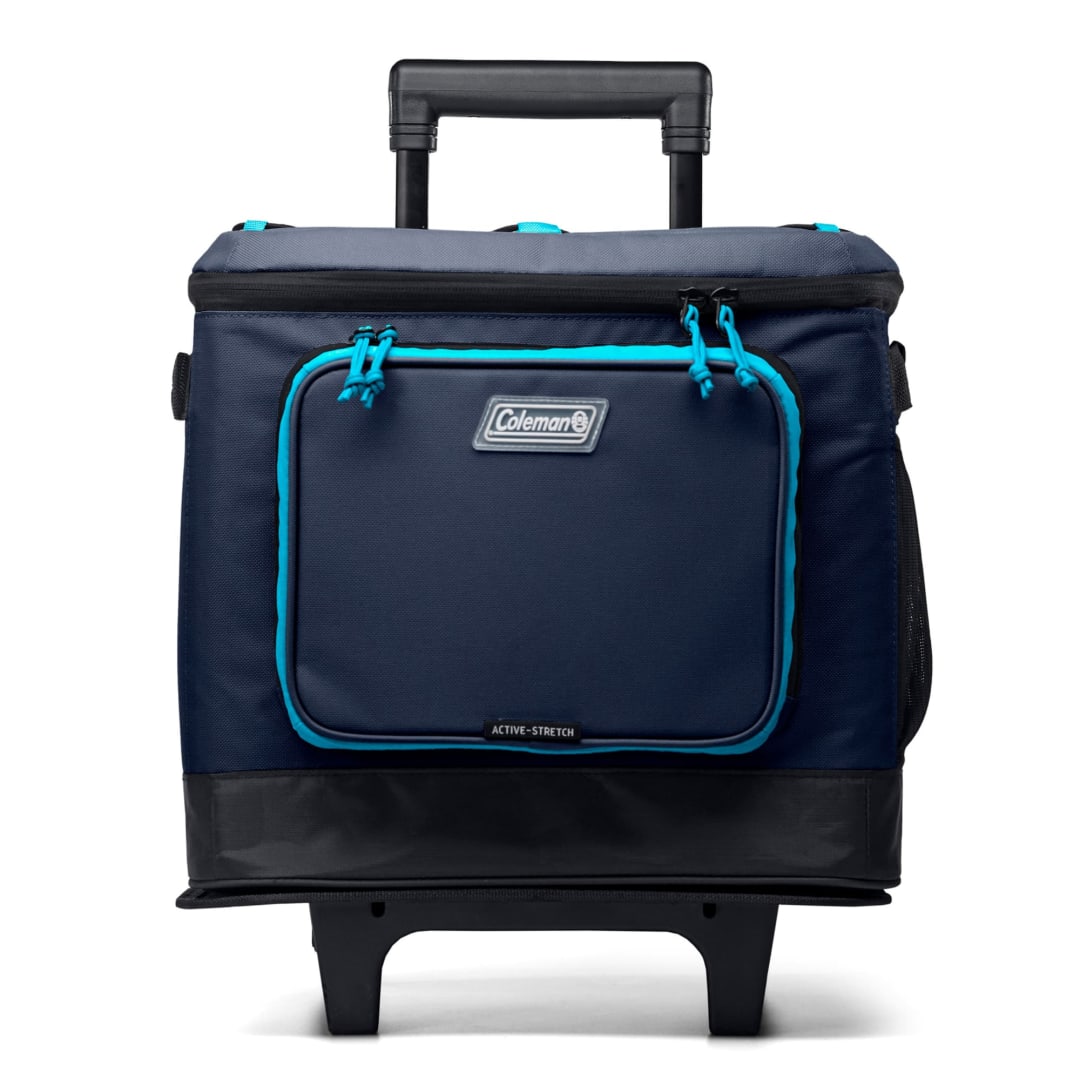 Coleman® XPAND 42-Can Soft Cooler with Wheels, Blue Nights